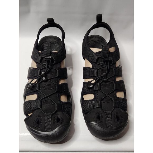 KEEN Clearwater CNX Men’s Sandals 10.5 Triple Black Waterproof main image 6